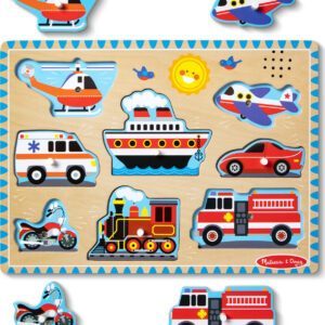 Vehicles Sound Puzzle - 8 Pieces