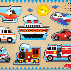 Vehicles Sound Puzzle - 8 Pieces