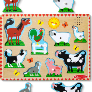 Farm Animals Sound Puzzle - 8 Pieces