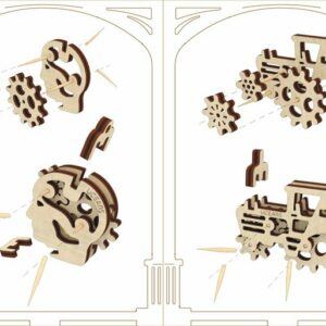 Ugears U-Fidgets Tribiks (4 Pcs)