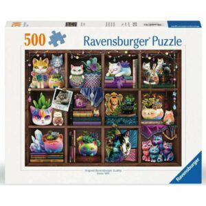 Cubby Cats and Succulents 500pc Puzzle