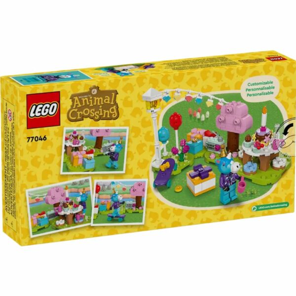 Lego Animal Crossing Julians Birthday Party 77046 Back of Box