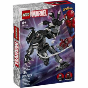 Lego Marvel Venom Mech Armor vs Miles Morales 76276