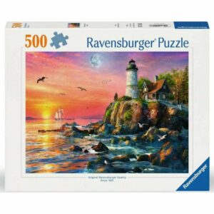 Lighthouse at Sunset 500pc Puzzle