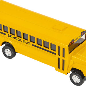 5" Die-cast Pull Back School Bus