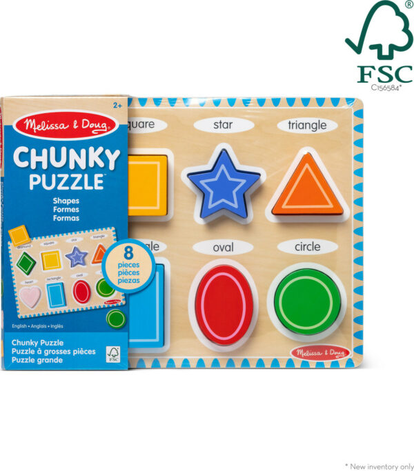 Shapes Chunky Puzzle - 8 Pieces