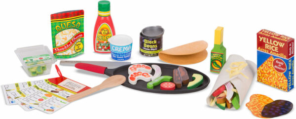 Melissa & Doug Fill & Fold Taco & Tortilla Set