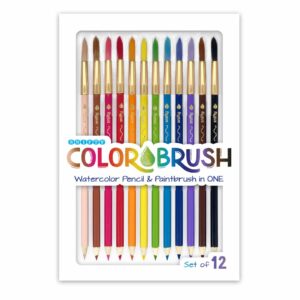 Color Brush Watercolor Pencil and Paintbrush in One 12pk