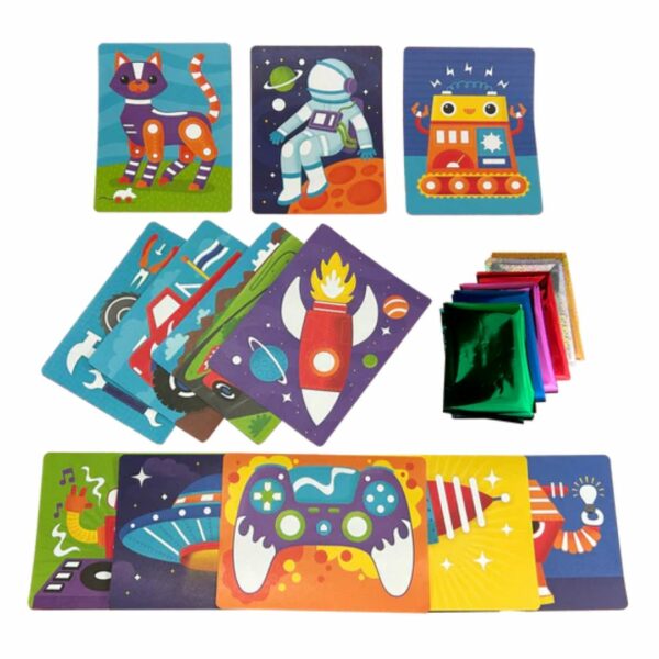 Foil Art & Coloring Set - Gadgets & Gizmos