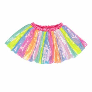 Stripy Sequin Skirt