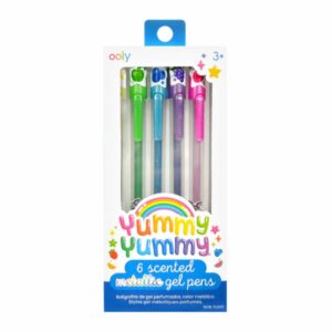 Yummy Yummy Scented Metallic Gel Pens 6pk