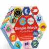 Simple Words Hexagon Puzzle Pairs