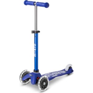 Blue and White Micro Mini Scooter