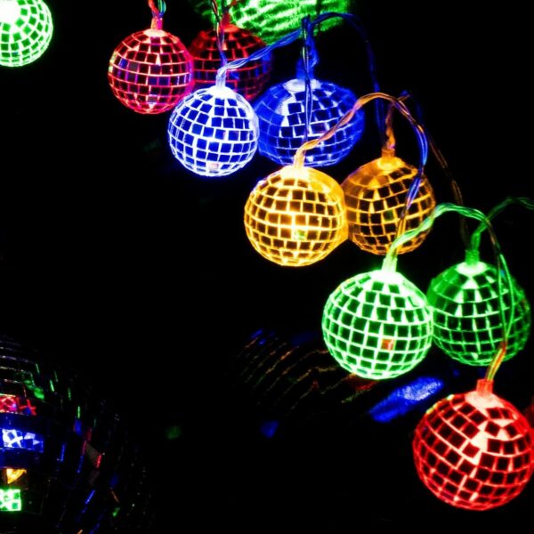 Mirror Ball String Lights