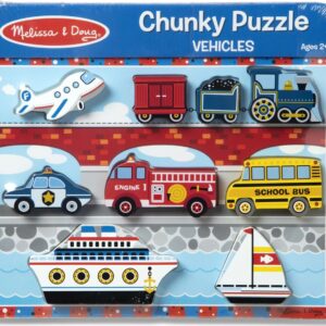 Vehicles Chunky Puzzle - 9 Pieces