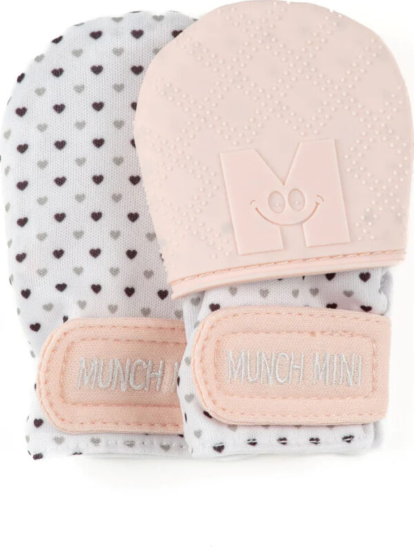 Munch Mitt Combo - Pink Hearts