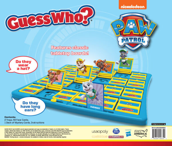 GUESS WHO®: PAW Patrol