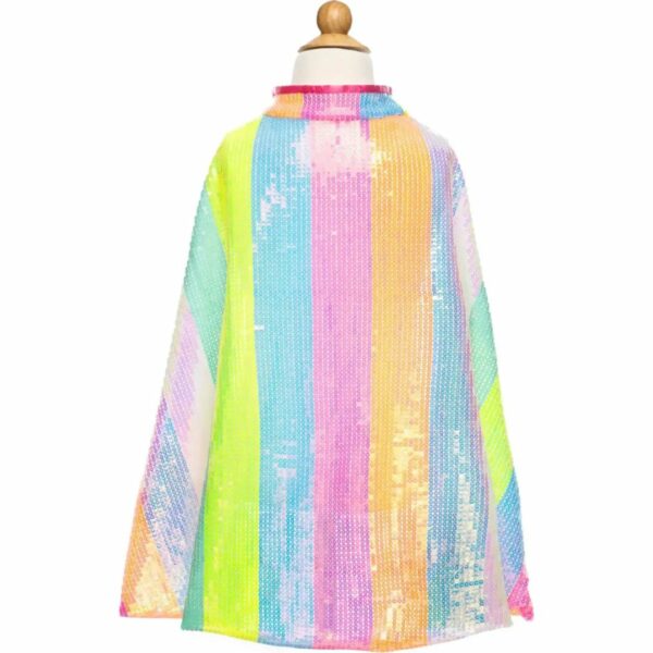 Striped Sequins Cape