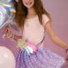 Purple Party Sequins Skirt (size 4-6)