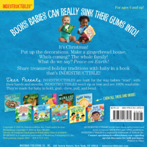 Indestructibles: Jingle Baby (baby's first Christmas book): Chew Proof · Rip Proof · Nontoxic · 100% Washable (Book for Babies, Newborn Books, Safe to Chew)