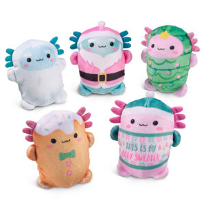 Bubble Stuffed Squishy Friends - A Very Axolotl Christmas