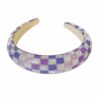 Era Crystal Check Headband