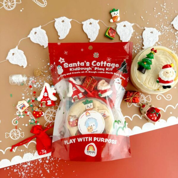 Santas Cottage Milk and Cookies KidDough Play Kit