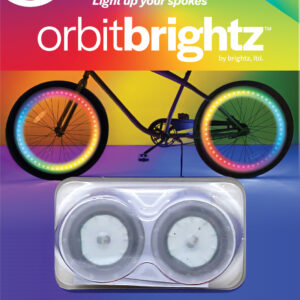 Orbitbrightz Color Morphing LED Bicycle Spoke Charms, 2pk