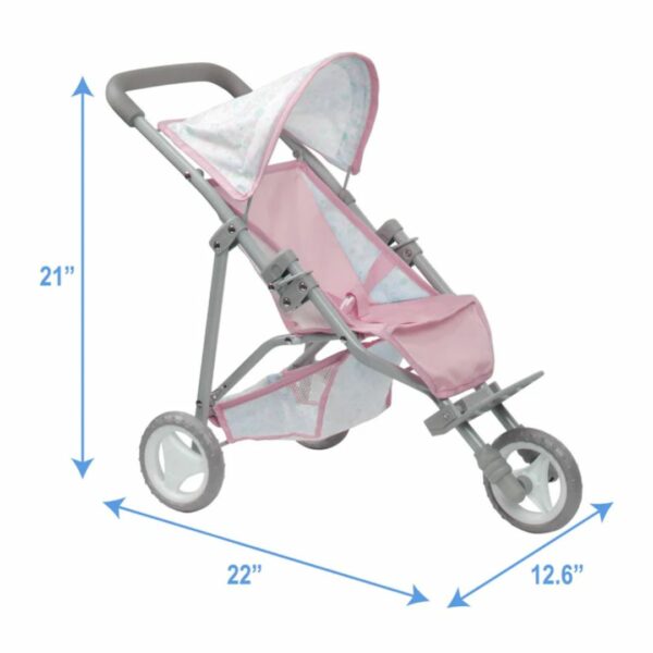 Doll Jogger Stroller Pink