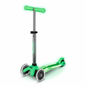 Micro Mini Deluxe Glow LED Plus Scooter Icy Lime