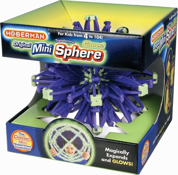 Mini Hoberman Sphere – Expanding Universe Glow | Kazoo Toys