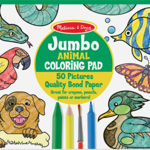 Jumbo Coloring Pad - Animals