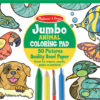 Jumbo Coloring Pad - Animals