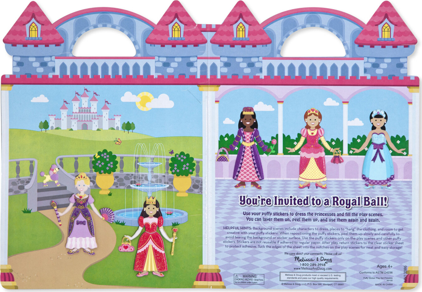 Puffy Stickers Play Set: Princess