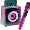 Pop Star Karaoke Set - Infinity Speaker and Wireless Microphone - Purple