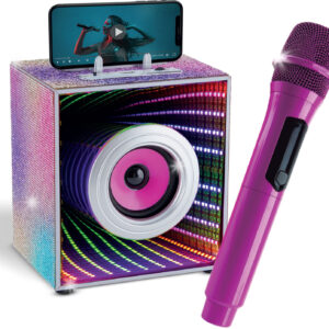 Pop Star Karaoke Set - Infinity Speaker and Wireless Microphone - Purple