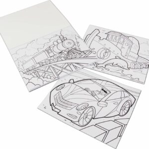 Jumbo Coloring Pad - Vehicles