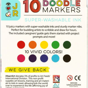 JR 10 Super Washable Doodle Markers