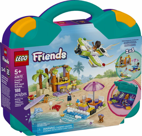 Lego Friends Creative Beach and Travel Suitcase 42672