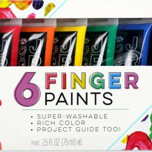 iHeart Art JR 6 Washable Finger Paints