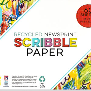 JR Recycled Newsprint Scribble Pad-50