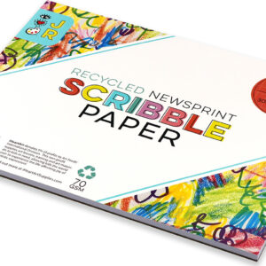 JR Recycled Newsprint Scribble Pad-50