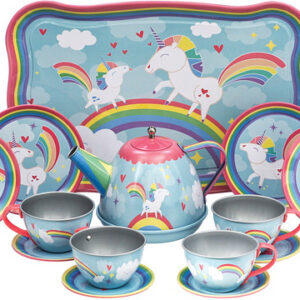 Unicorn Tin Tea Set