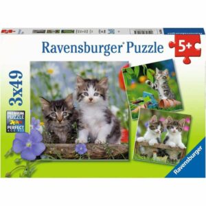 Cuddly Kittens 3x49pc Puzzles