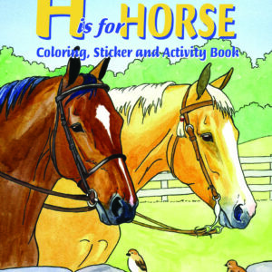 "H Is For Horse" Coloring Book With Stickers