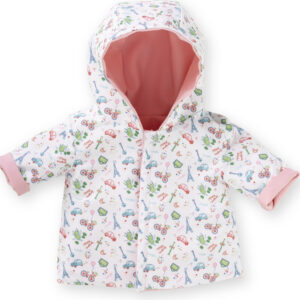 12" Reversible Rain Coat - Weekend in Paris