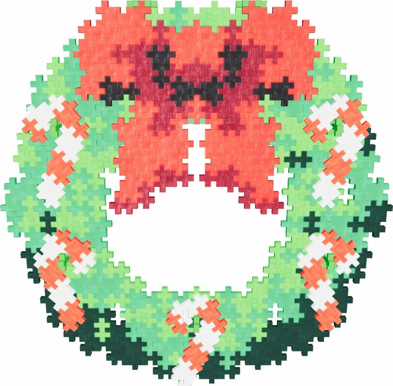 Plus-Plus Puzzle By Number - Wreath