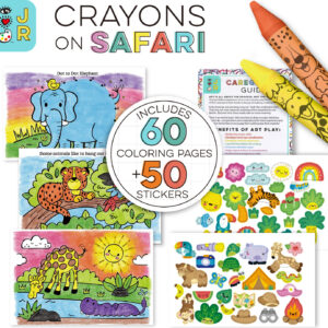 Crayons on Safari