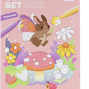 Shimmer Coloring Set - Little Fairy Friends