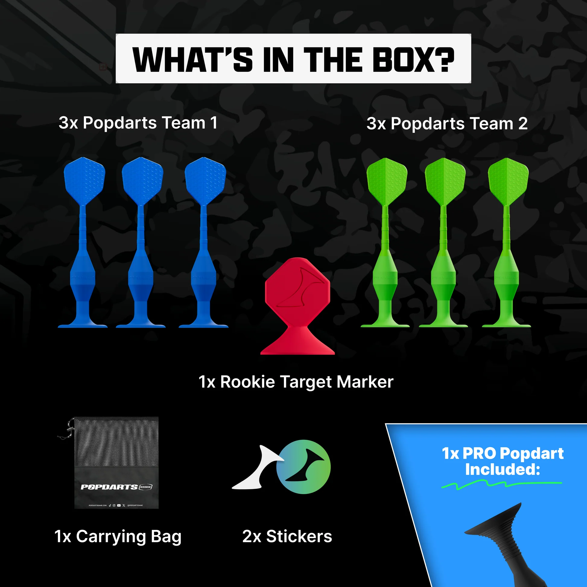 PopDarts Rookie Blue and Green